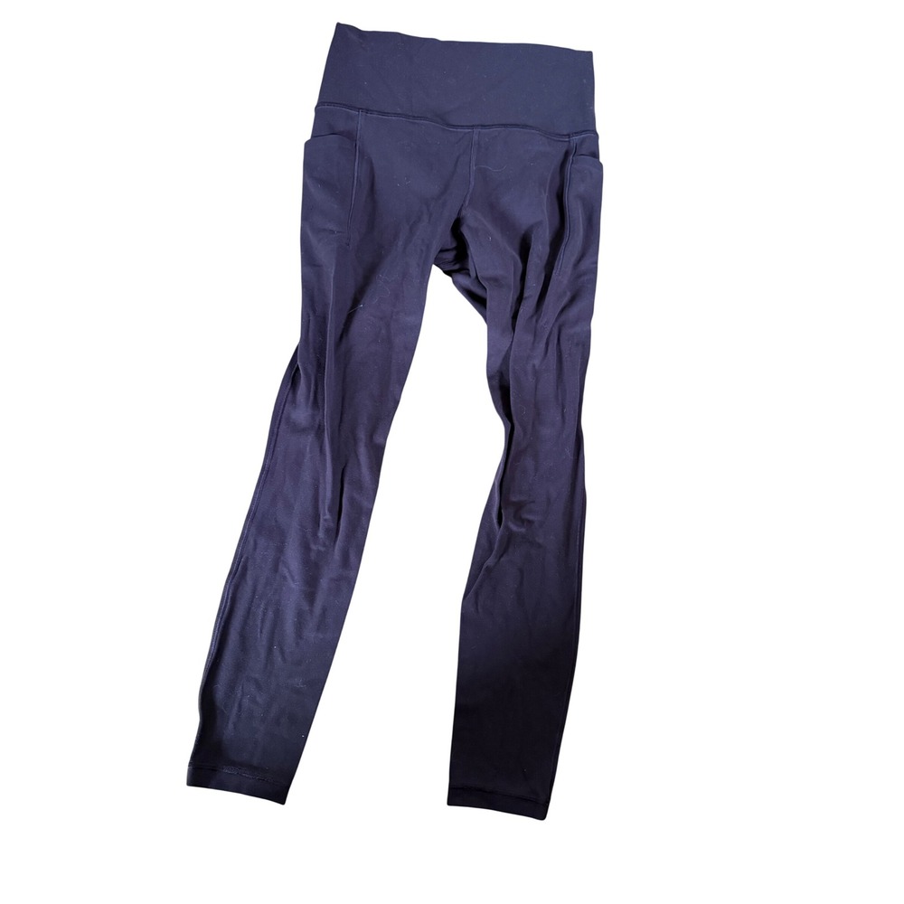 Athleta Salutation Stash 7/8 Tight High Rise Leggings Brown XS Cocoa Pocket